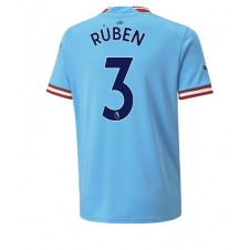 Manchester City Ruben Dias #3 Hjemmedrakt 2022-23 Kortermet